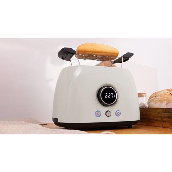 Toster cyfrowy podwójny ClassicToast 8000 Beige Duble Cecotec Beżowy 800W