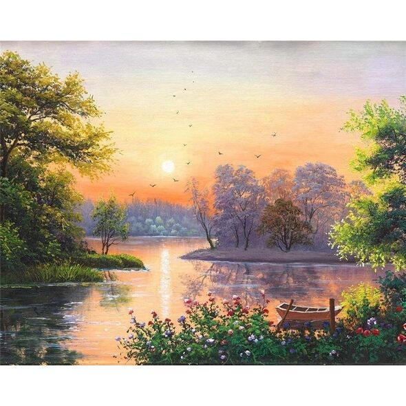 Malowanie po numerach - 40x50cm Pejzaż