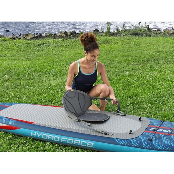 Bestway Zestaw Deska SUP z oparciem Hydro-Force 2w1 305cmx84cmx15cm 6532B EDUKAMP