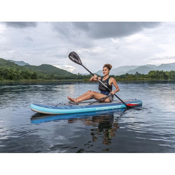 Bestway Zestaw Deska SUP z oparciem Hydro-Force 2w1 305cmx84cmx15cm 6532B EDUKAMP