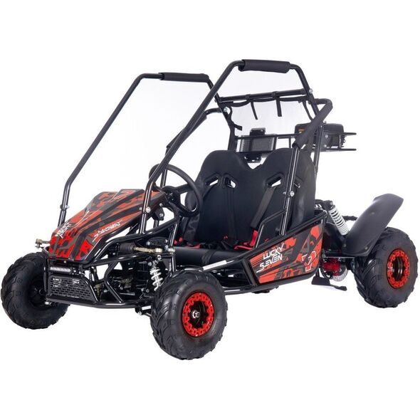 Pojazd BUGGY Spalinowy LUCKY SEVEN LIFT Czerwony EDUKAMP