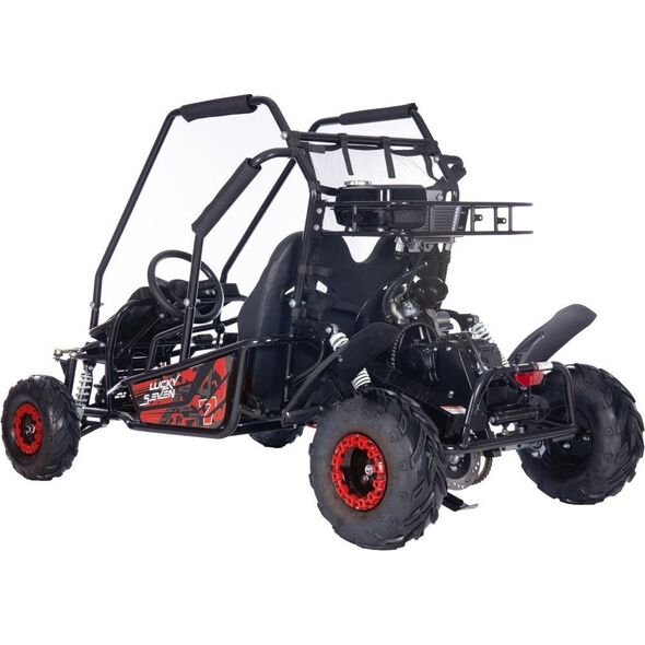 Pojazd BUGGY Spalinowy LUCKY SEVEN LIFT Czerwony EDUKAMP
