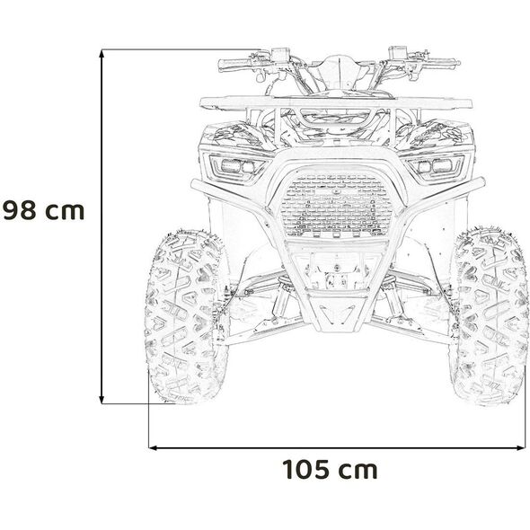 Pojazd Quad Spalinowy 120CC DISCOVERER Niebieski