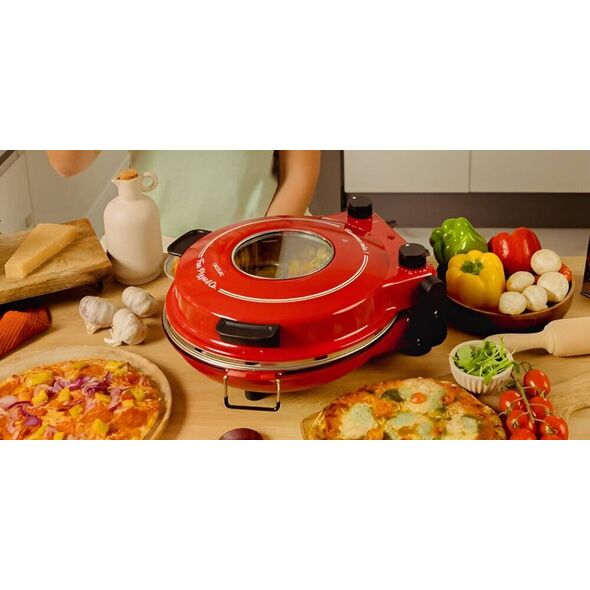 Piec do pizzy Fun Pizza&Co Mamma Mia Vista Cecotec średnica 32 cm Czerwony