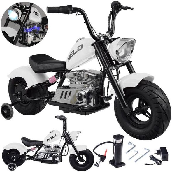Elektryczny Motor Chopper na akumulator dla dzieci max 80kg manetka PA0318 EDUKAMP