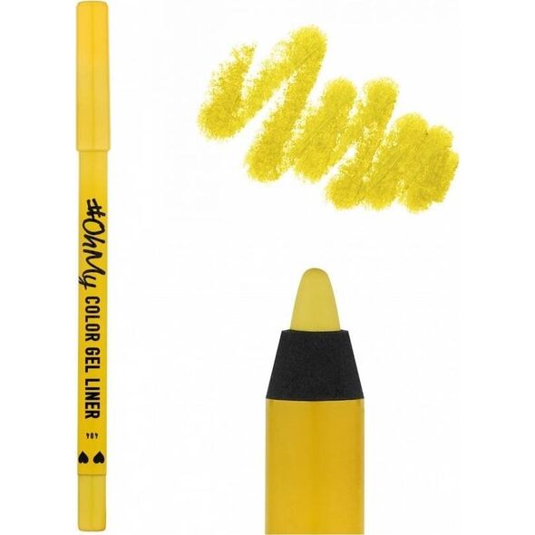 LAMEL OhMy Żelowa Kredka do oczu Color Gel Liner nr 404 - żółta  1.4g