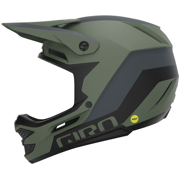 Kask full face GIRO INSURGENT SPHERICAL MIPS Rozmiar kasku: XL/XXL(59-63 cm), Wybierz kolor: Matte Hedge Green Dark Shark