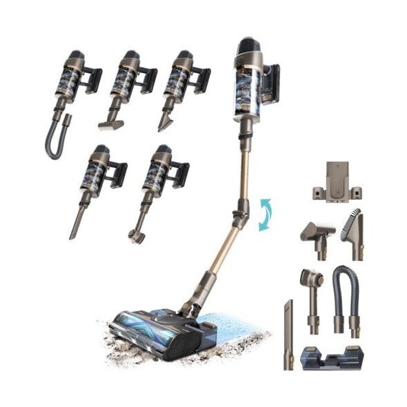 Cecotec CongA Rockstar 12500 Stellar AquaPet Flex Odkurzacz pionowy