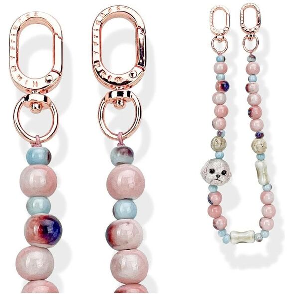Bag charm handstrap Nimmy New Big Eye Cute Pets 2.0 pink