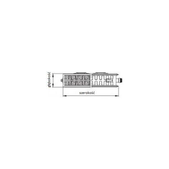 Kermi Grzejnik Therm X2 Profil-V 22 750 x 500mm (FTV220750501R1K)