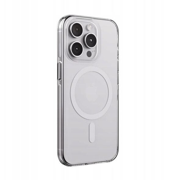 Etui do iPhone 15 Pro Crong Clear MAG Pro Case Cover MagSafe Przezroczysty