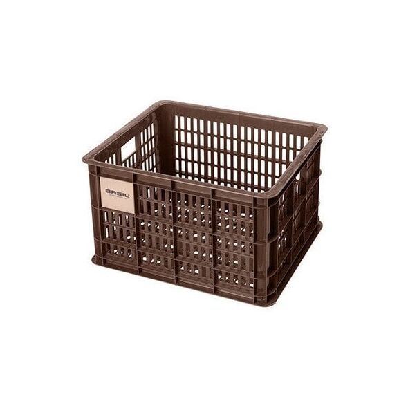 Kosz na kierownicę/bagażnik BASIL BICYCLE CRATE M, 27L, recycled synthetic, brown (NEW)