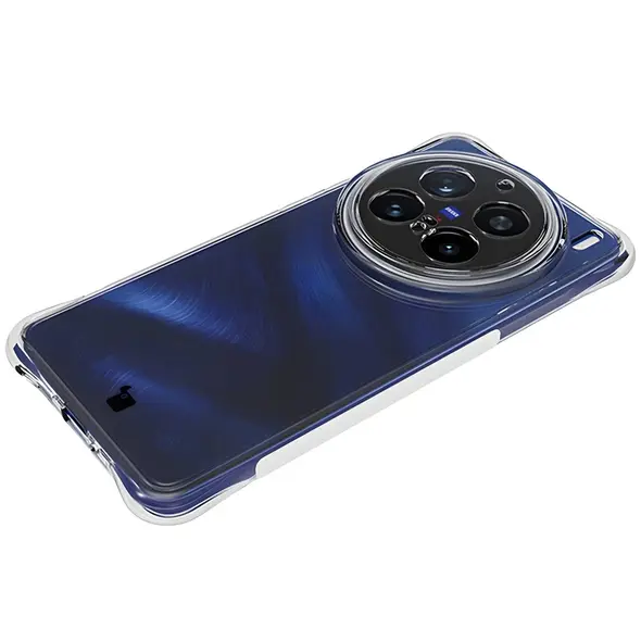 Elastyczne etui Bizon Case Salpa do Vivo X200 Pro przezroczyste