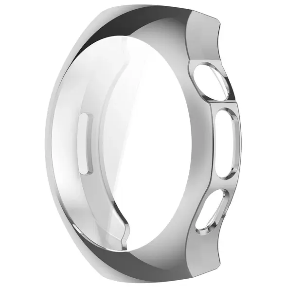 Etui z osłoną ekranu Bizon Case Watch Felipe do Huawei Watch 5 46mm srebrne