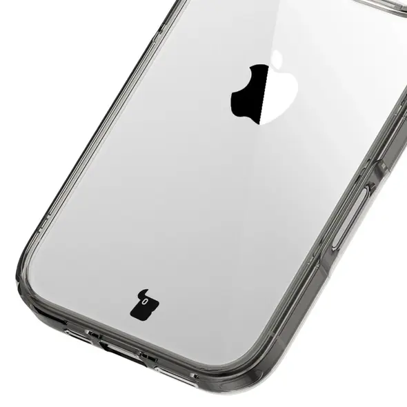 Etui Bizon Case Halo do Apple iPhone 16 Pro przydymione-czarne