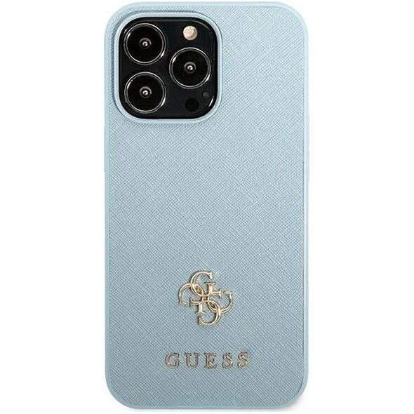 Guess Guess GUHCP13LPS4MB iPhone 13 Pro / 13 6,1" niebieski/blue hardcase Saffiano 4G Small Metal Logo NoSize