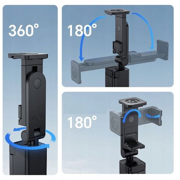 Podróżny Statyw Grip Stojak 3w1 Uchwyt Na Telefon Smartfon / Ulanzi Sk-20