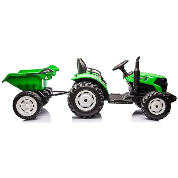 Traktor Na Akumulator HC-306 Z Przyczepą Jasno Zielony 24V
