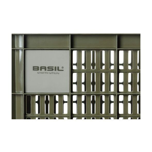 Kosz na kierownicę/bagażnik BASIL BICYCLE CRATE M, 29.5L, recycled synthetic, moss green (NEW)
