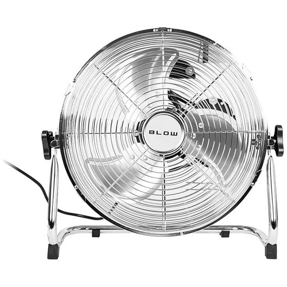 Wentylator podłogowy 12"/30cm 70W cyrkulator SREBRNY