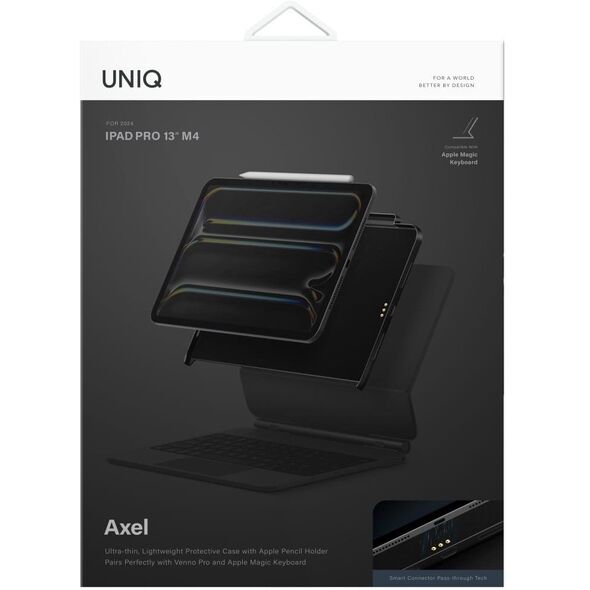 Etui UNIQ Axel do iPad Pro 13" M4 (2024) czarny