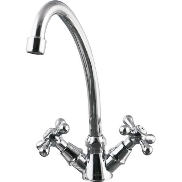 Bateria umywalkowa Invena Roma stojąca chrom (BU-21-00S-L)