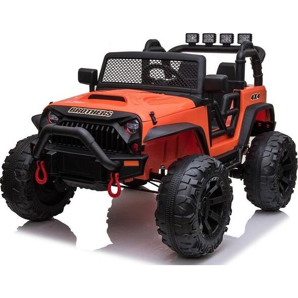 LeanToys Auto na akumulator Jeep JC666 Pomarańczowy