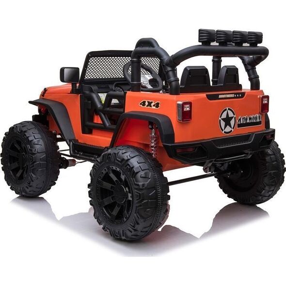 LeanToys Auto na akumulator Jeep JC666 Pomarańczowy