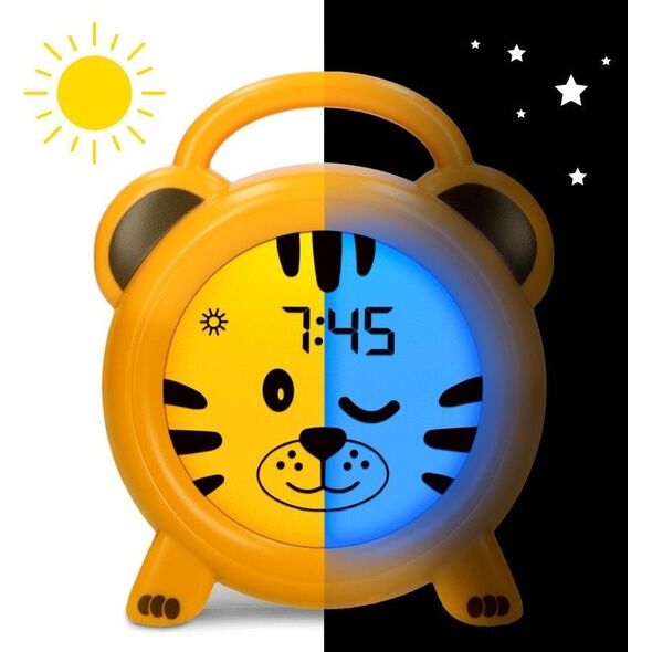 Alecto Lampka nocna z budzikiem, trener snu Alecto BC100TIGER