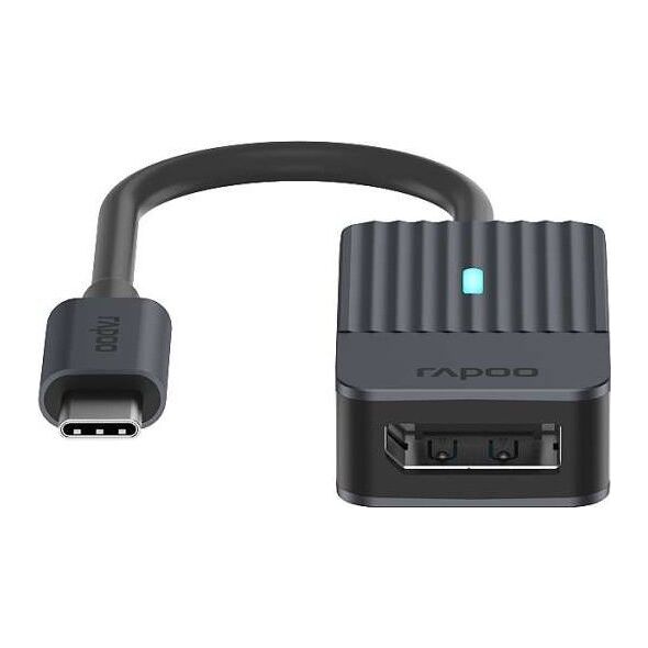 Adapter USB Rapoo UCA-1005 USB-C - DisplayPort Szary  (002176860000)