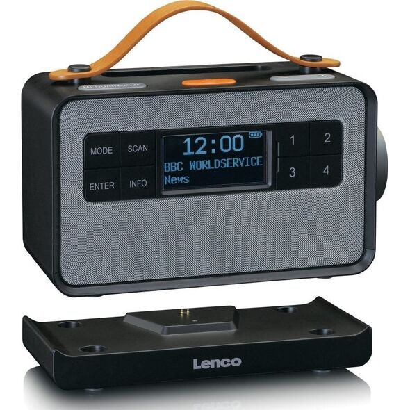 Radio Lenco Lenco PDR-065BK Tragbares DAB+/FM-Radio (Schwarz)