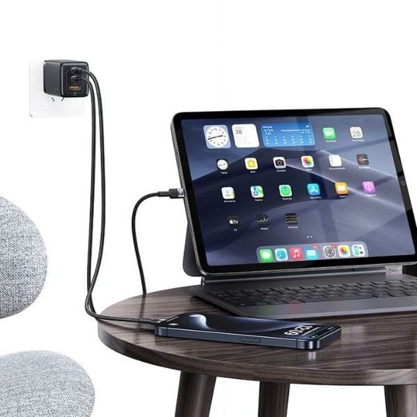 USAMS Kabel  USB-C na USB-C set 30szt.   60W 1,2m pleciony SJ724ZJ01 (US-SJ724 ) SET 30PCS