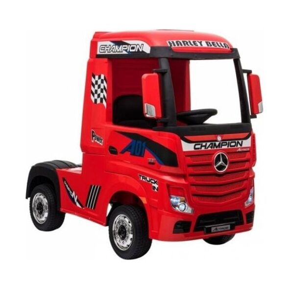 Lean Sport Auto na Akumulator Mercedes Actros Czerwone