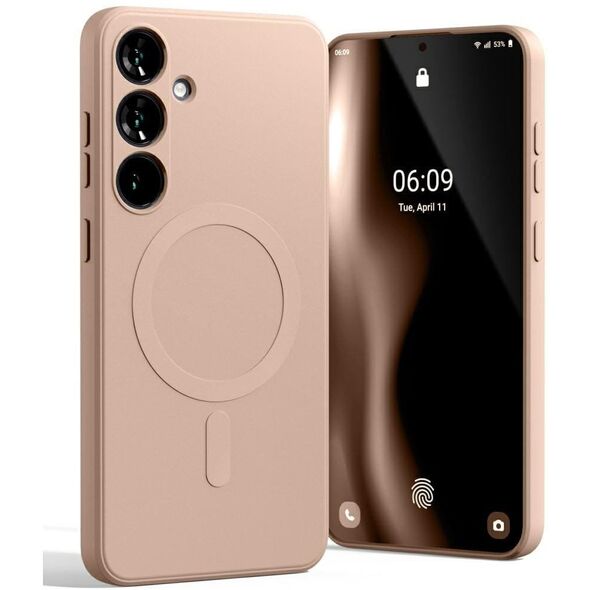 Mercury MagSafe Semi-Silicone Sam S25+   S936 różowo-piaskowy /pink sand