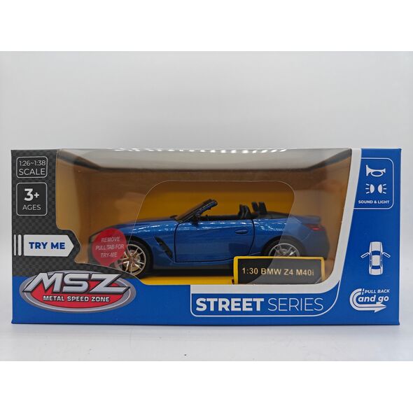 Μοντέλο MSZ από χυτό μέταλλο BMW Z4 M40i, κλίμακα 1:30