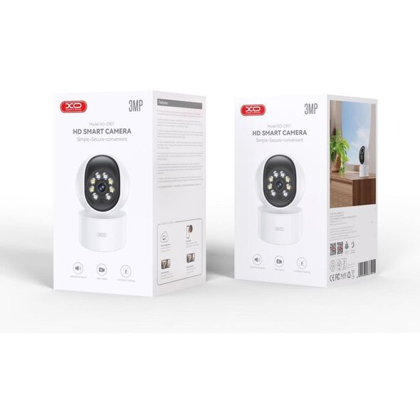 XO KAMERA WIFI SMART HOME CR01 Biała