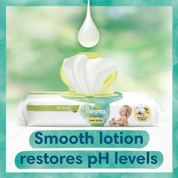 Drėgnos servetėlės Pampers Harmonie New Baby, 414 vnt.