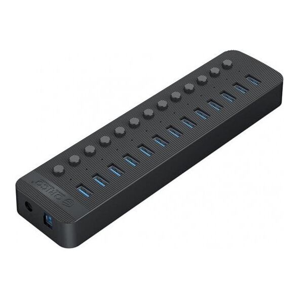 Orico Hub aktywny 13*USB-A czarny Orico Aktywny hub 13*USB-A 5Gbps BC 1.2 60W czarny