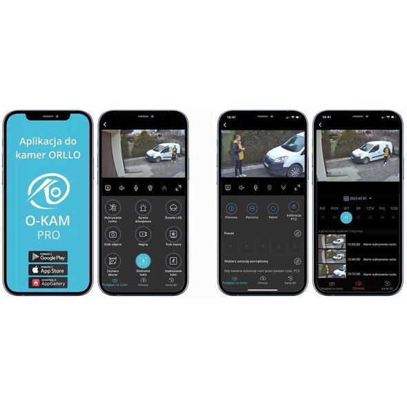 Kamera IP ORLLO Z17 Ultra 4K zewnętrzna obrotowa GSM na kartę SIM