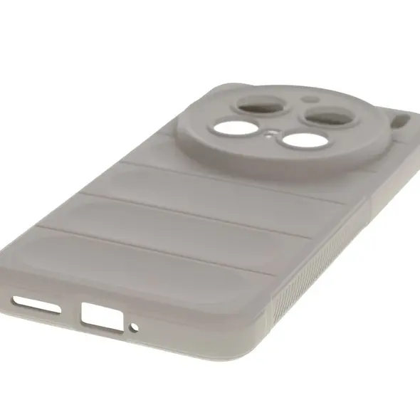 Pancerne etui Bizon Case Tur do Vivo X200 Pro jasnoszare
