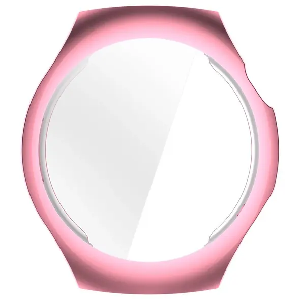 Etui z osłoną ekranu Bizon Case Watch Felipe do Huawei Watch 5 46mm różowe