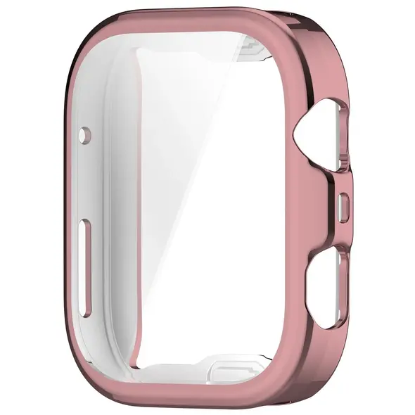 Etui z osłoną ekranu Bizon Case Watch Felipe do Huawei Watch Fit 4 różowe