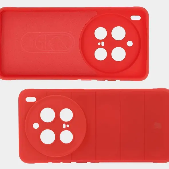 Pancerne etui Bizon Case Tur do Vivo X200 Pro czerwone
