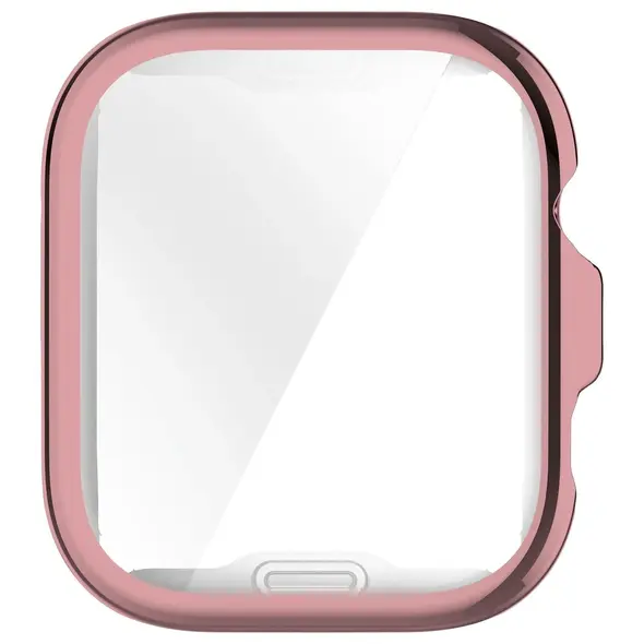 Etui z osłoną ekranu Bizon Case Watch Felipe do Huawei Watch Fit 4 różowe
