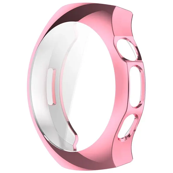 Etui z osłoną ekranu Bizon Case Watch Felipe do Huawei Watch 5 42mm różowe