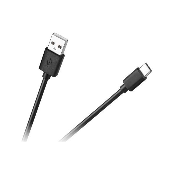 Kabel USB Cabletech USB-A - USB-C 1.5 m Czarny (KPO3948)