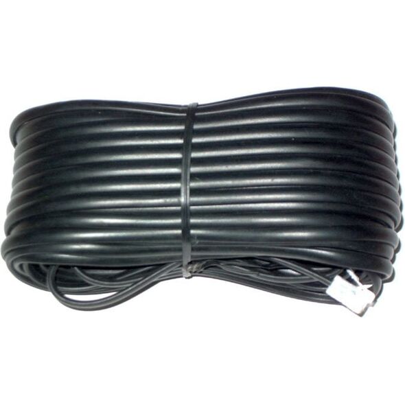 Kabel telefoniczny prosty 15m Czarny (TEL0033-15)
