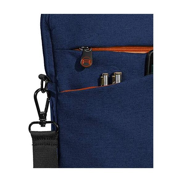 Torba Pedea Torba na laptopa Pedea Modna torba na laptopa do 17,3 cala (43,9 cm) Torba na ramię z paskiem na ramię, niebieska