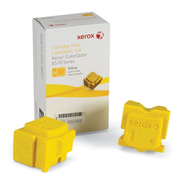 XEROX COLORQUBE 8570 YELLOW SOLID INK (2Pk, 4.4k) (108R00933) (XER108R00933) έως 12 άτοκες Δόσεις