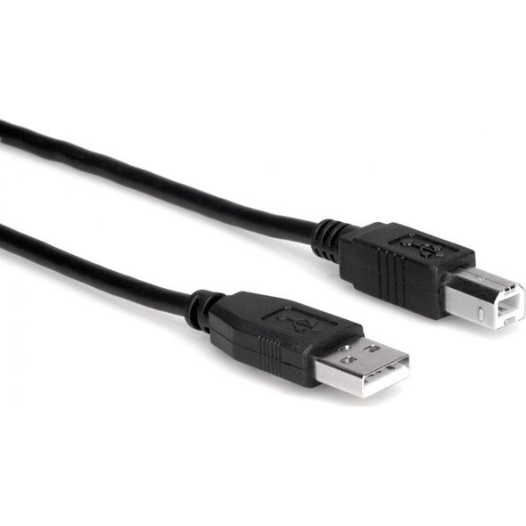Kabel USB Hosa USB-A - USB-B 1.5 m Czarny (USB-205AB)